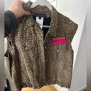Jocelyn Leopard Vest